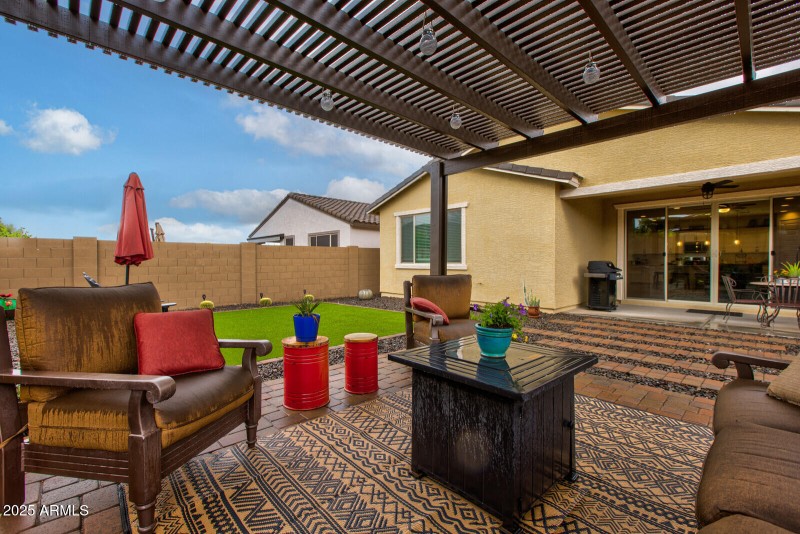 Backyard view