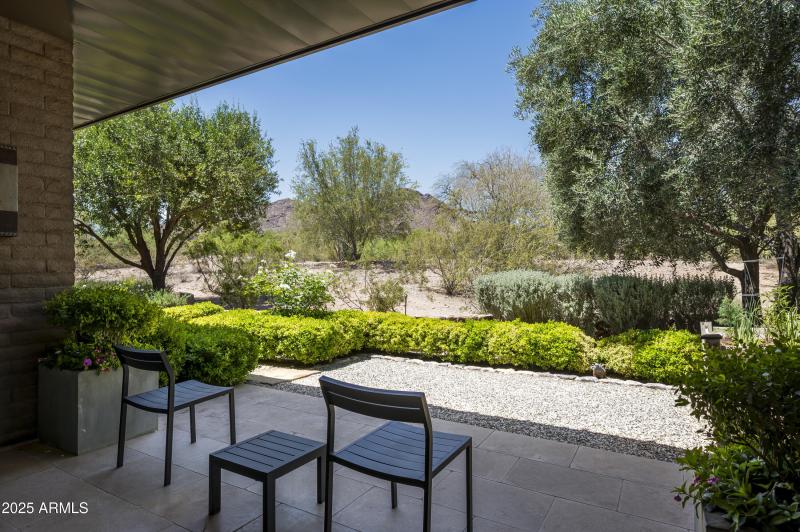 Patio off of Guest Suite