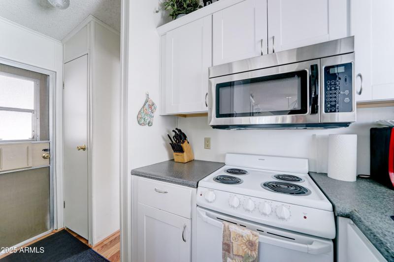 Built in microwave_pantry space