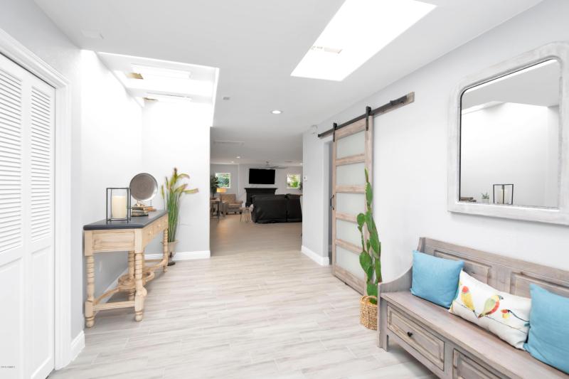 entry view in to home