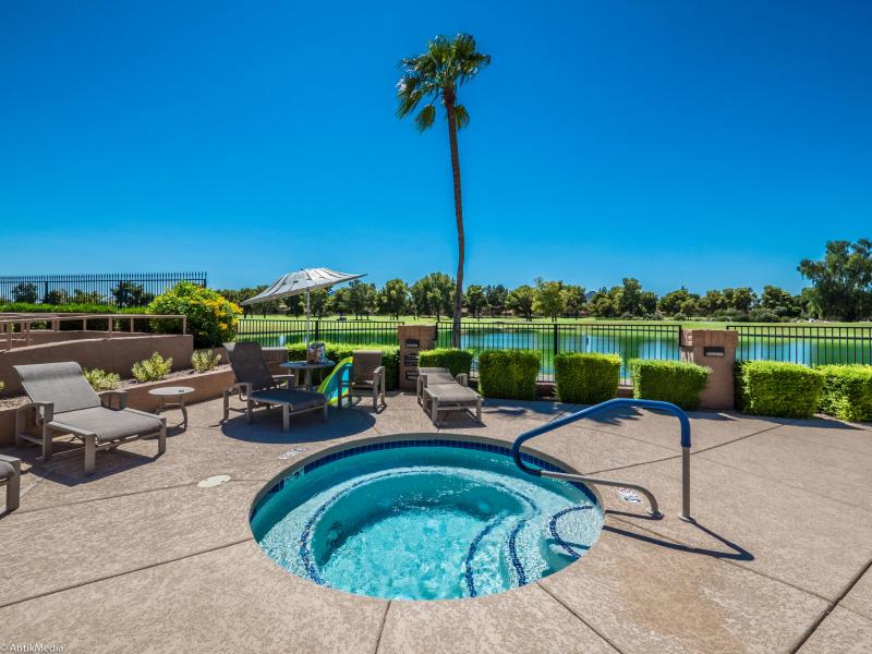 1 of 2 Community Heated spa