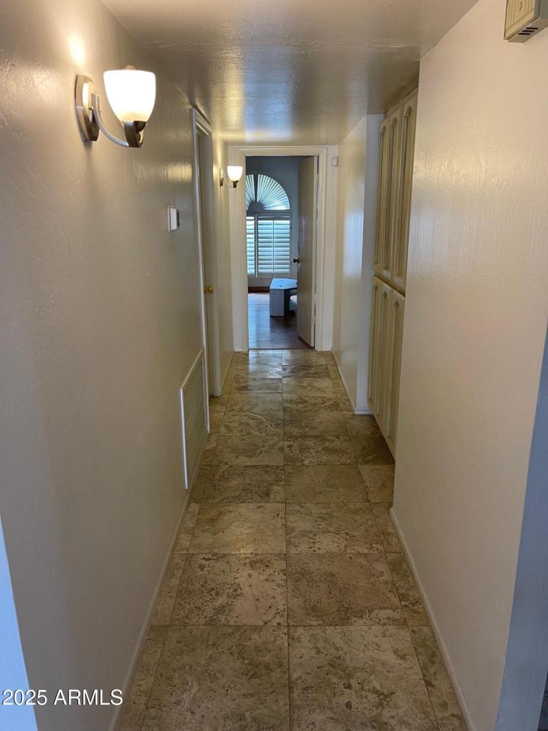 Hallway to 2nd bedroom