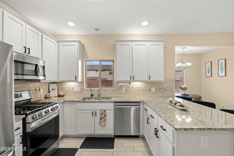 Beautiful Granite Counters Throughout