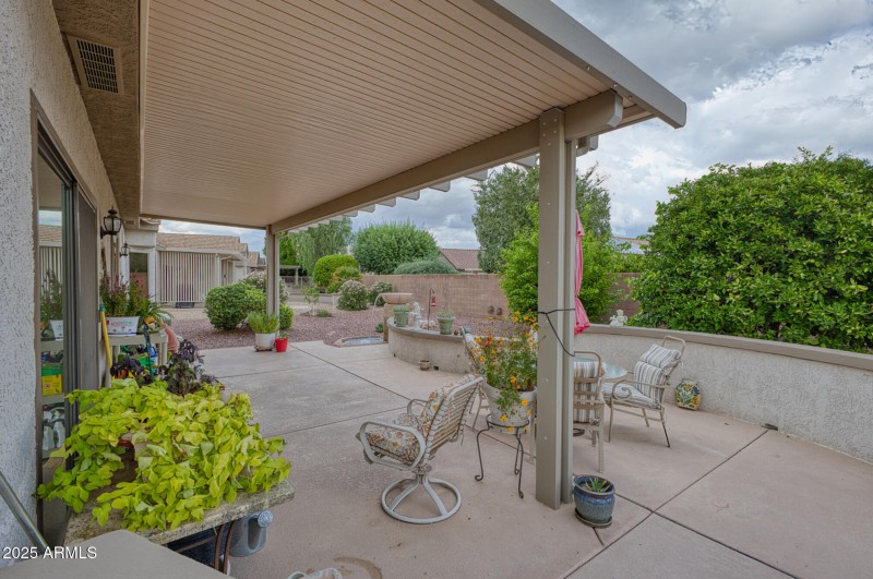 Large Covered Patio