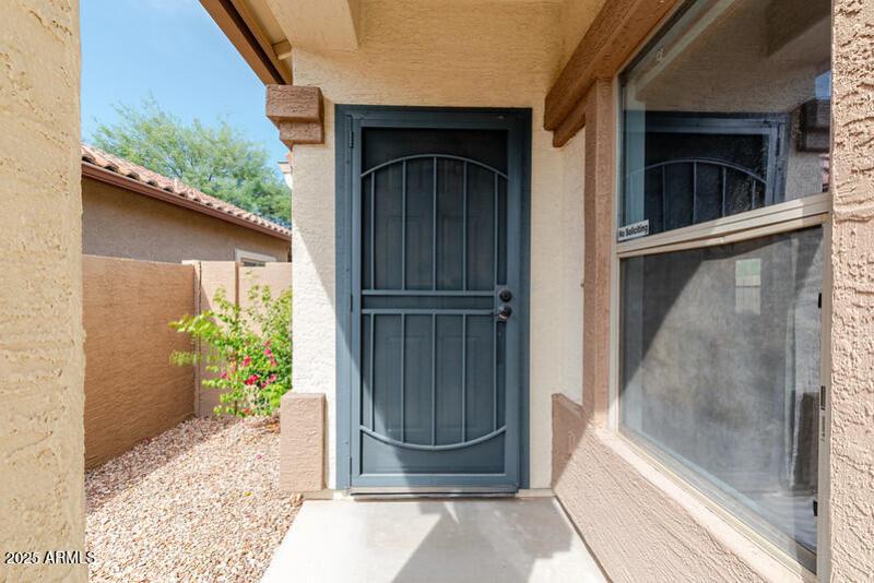 Security screen door