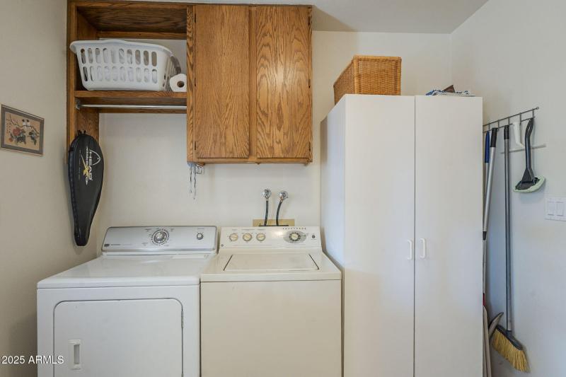 Interior Laundry Off the Kitchen