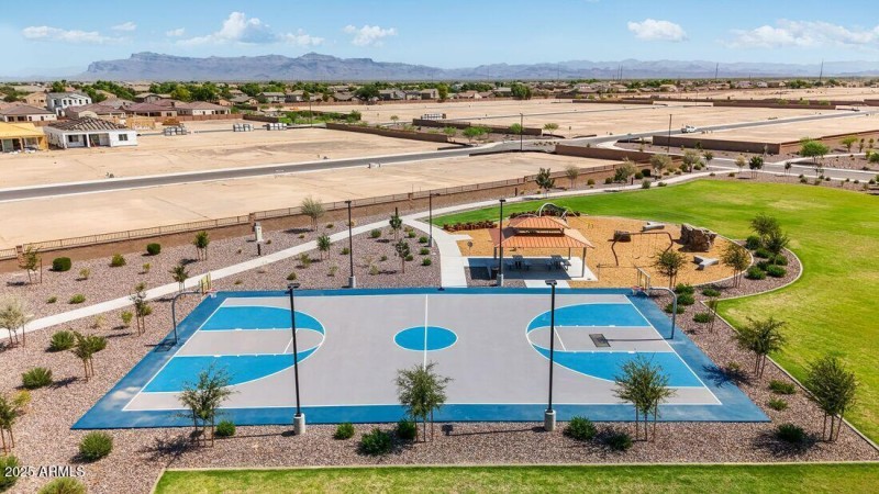 Combs Ranch Basketball and Park Aerial #