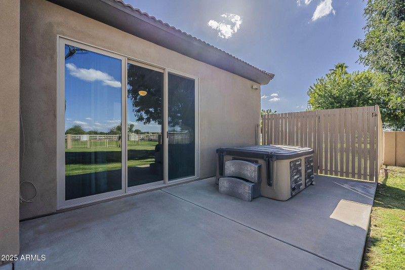 Backyard - Hot Tub