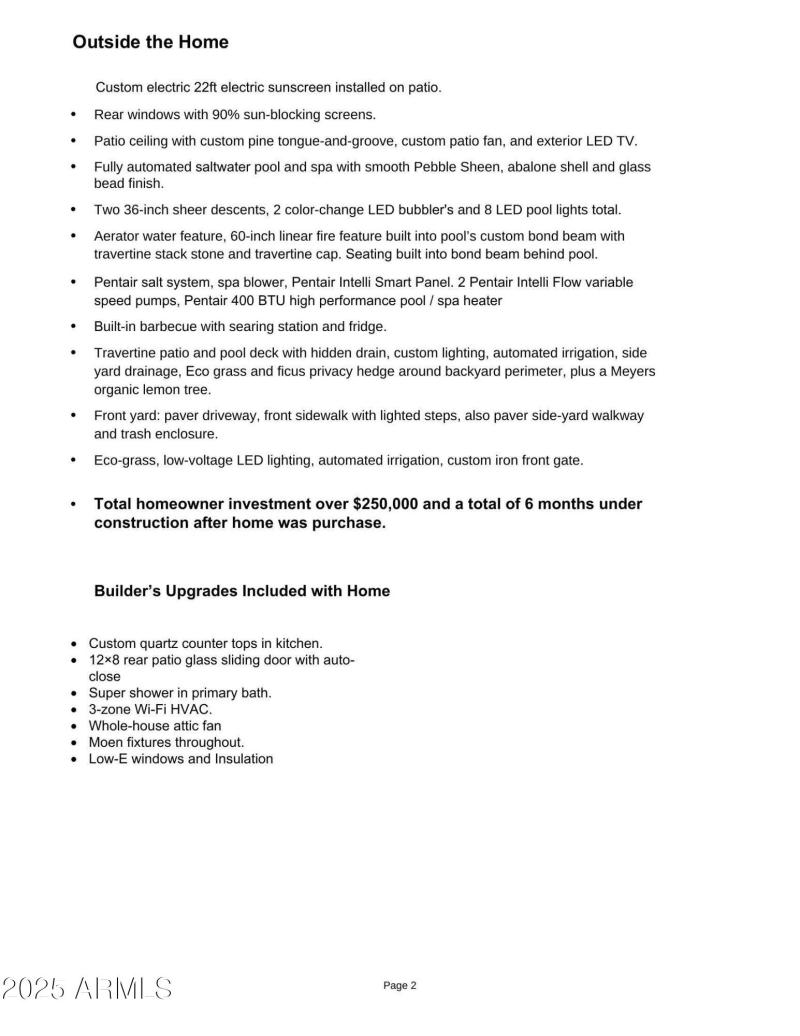 hos upgrades PAGE 2 USE USE