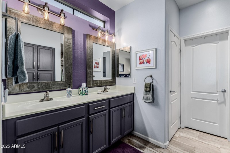 Double Sinks in Primary Bathroom