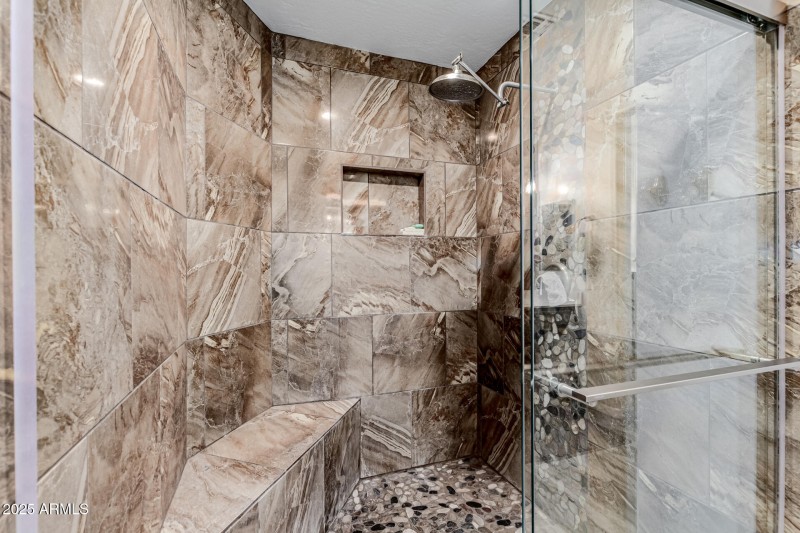 Upgraded Shower in Primary Bathroom