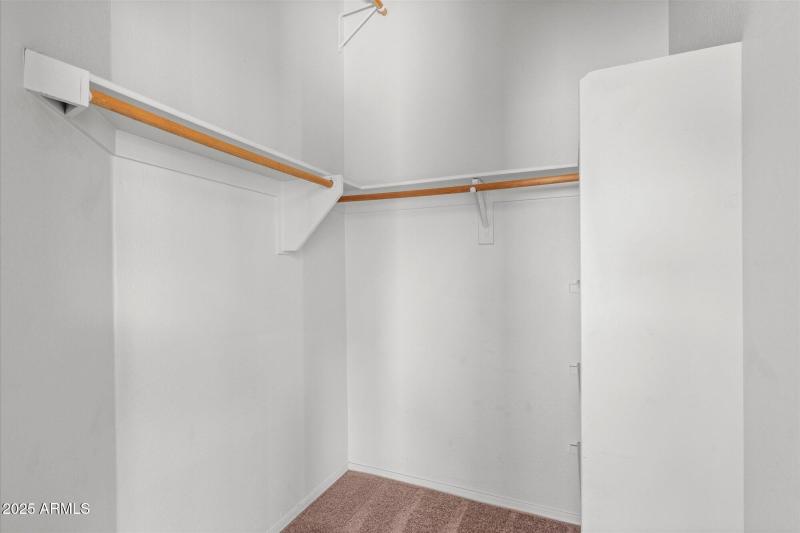 Primary walk-in closet
