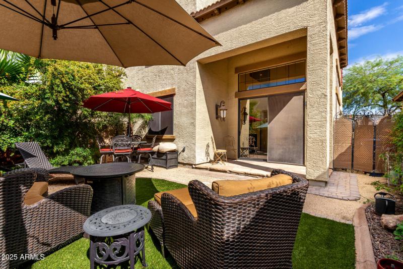 Synthetic grass yard