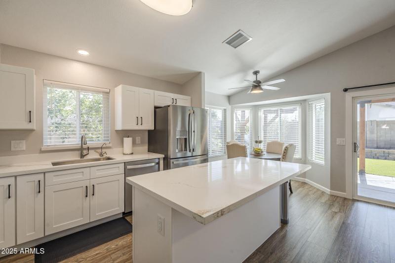 New Quartz Kitchen Island