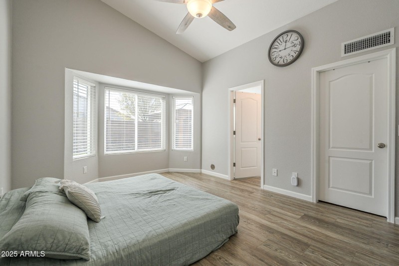 Primary Bedroom with walk-in closet