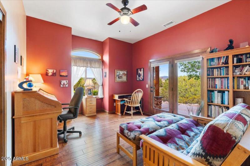 Bedroom 3 with Exit to Front Courtyard