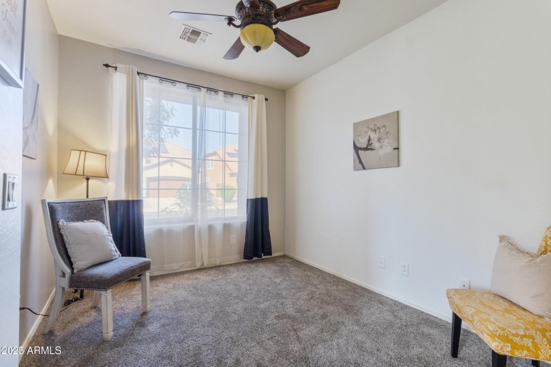 downstairs office/den