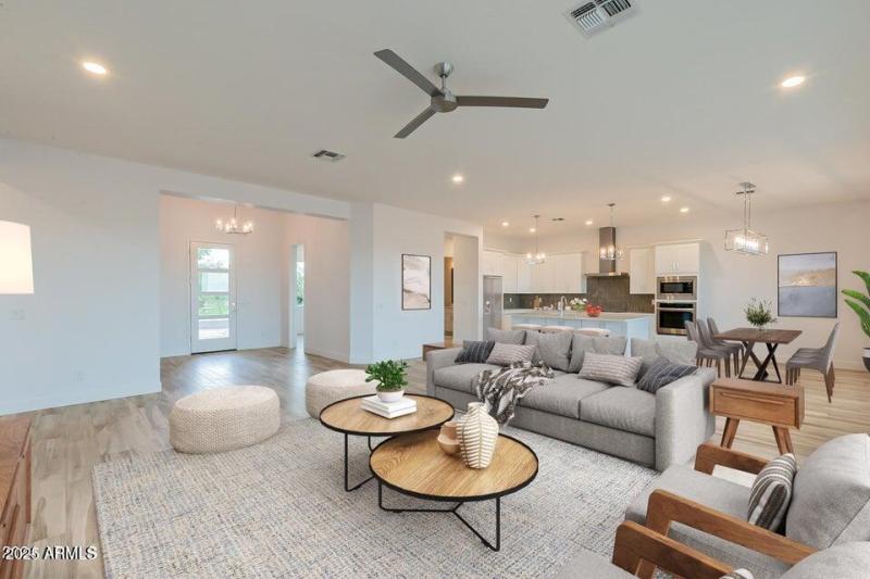 This photo is virtually staged