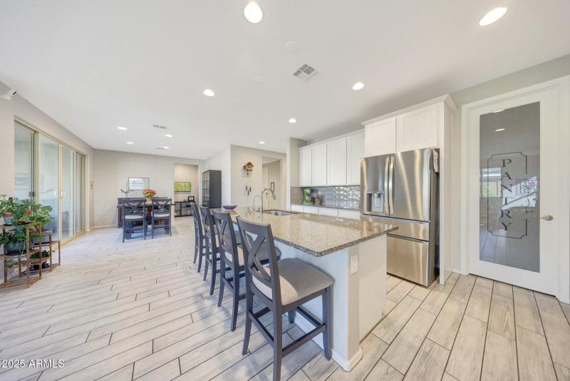 Wood Look tile throughout