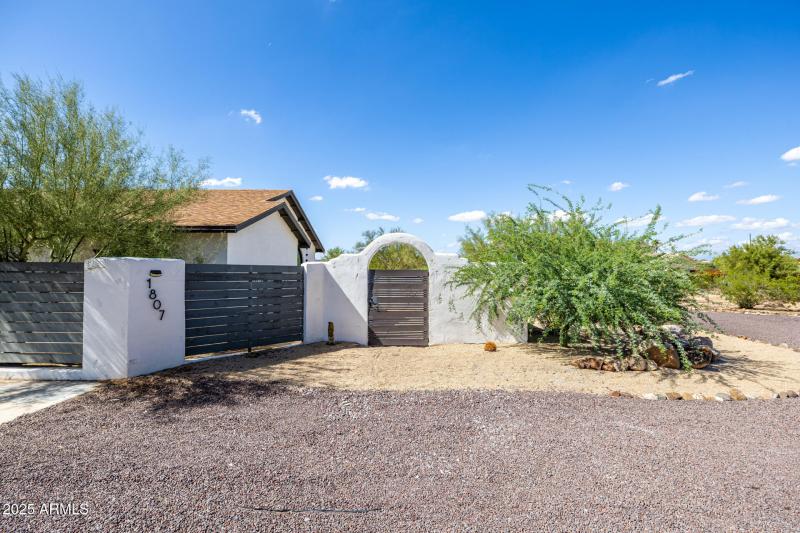 Entrance to courtyard