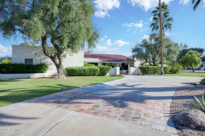 Mature, lush landscape