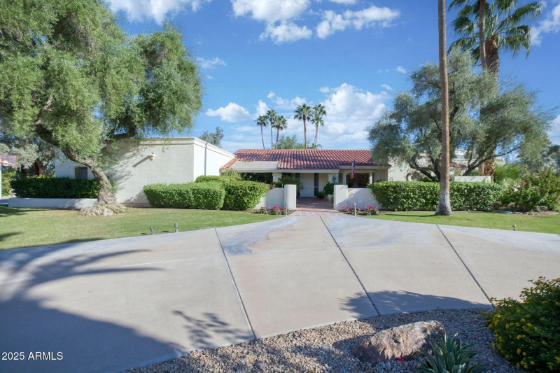 Generous guest parking, front and rear