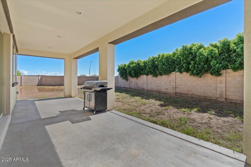 36-Back patio and yard