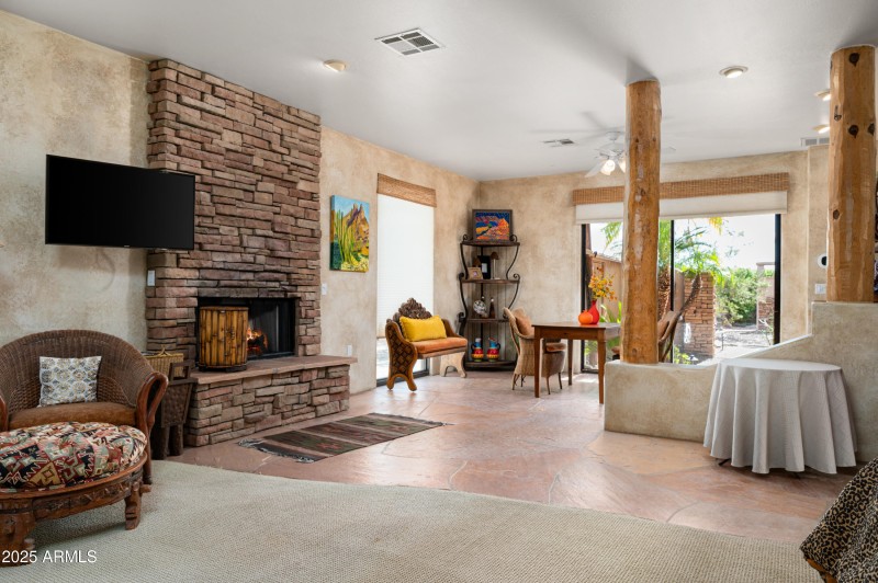 Casita Fireplace