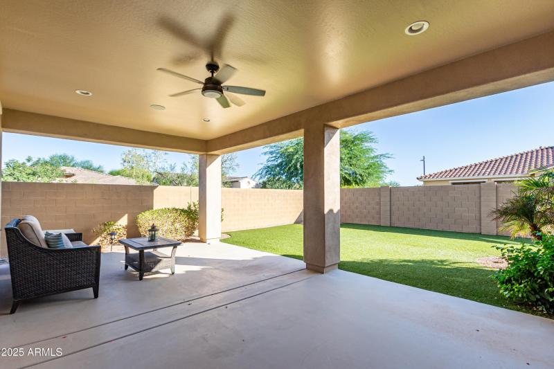 Covered Patio to backyard