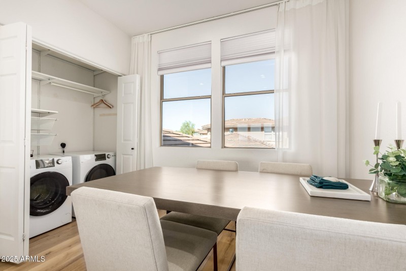 Dining Area and Laundry
