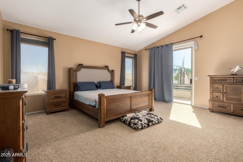 Primary suite with sitting area