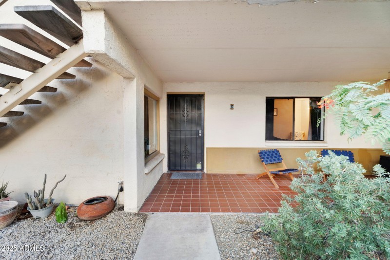 Welcoming Private Patio Entry