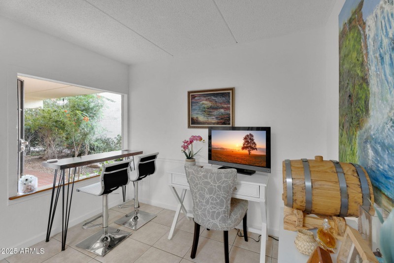 Dining Space with Patio Views