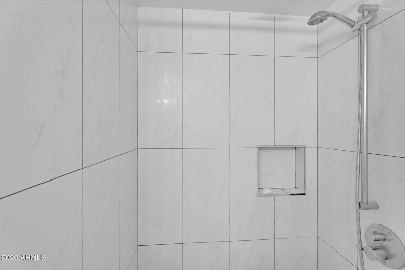 Elegant Shower with Modern Tile