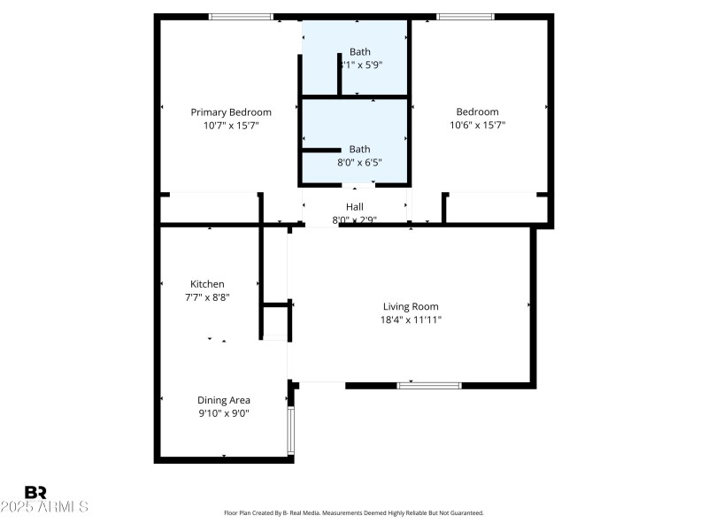 Spacious Split Floor Plan