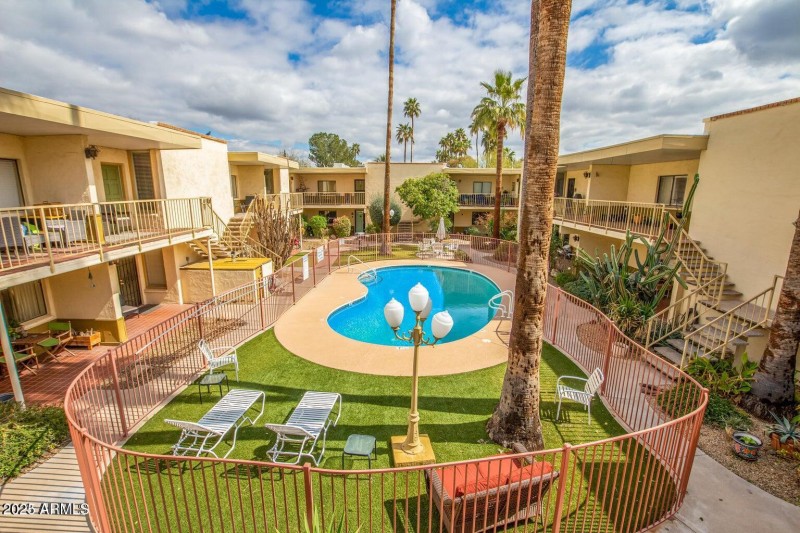 Elevated Courtyard Views