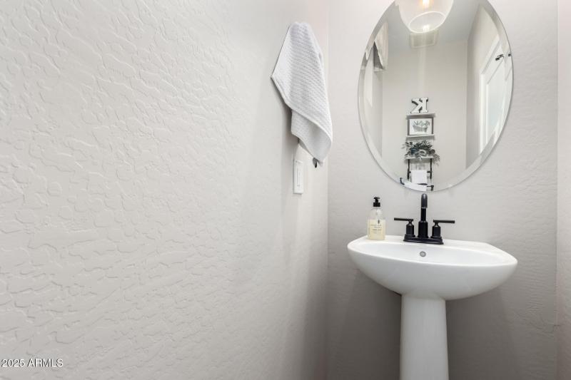 Downstairs half bath