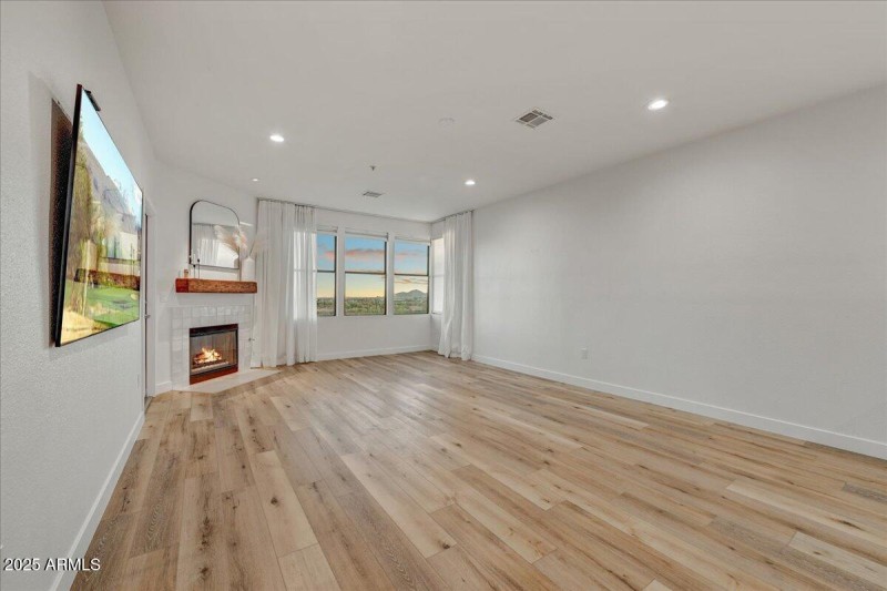 Living Room with Sunset Views