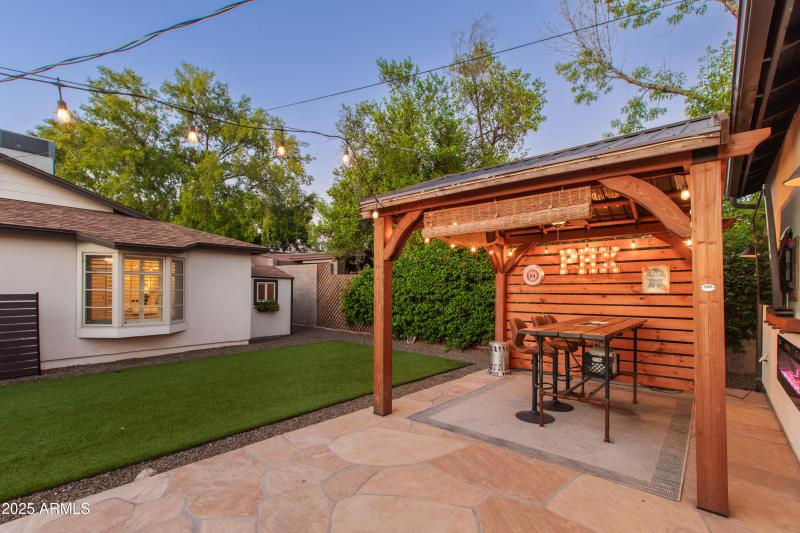 Pergola With Fireplace