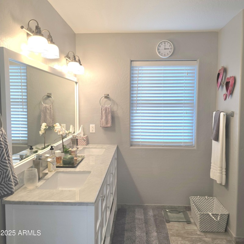 Primary Bath Vanity & Window