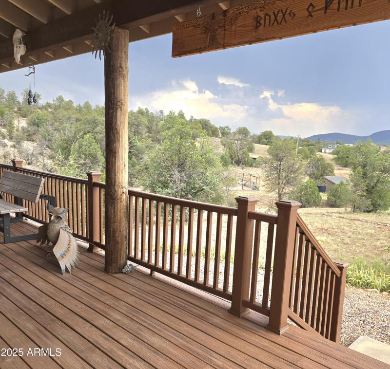 Frt Porch View over the Railing