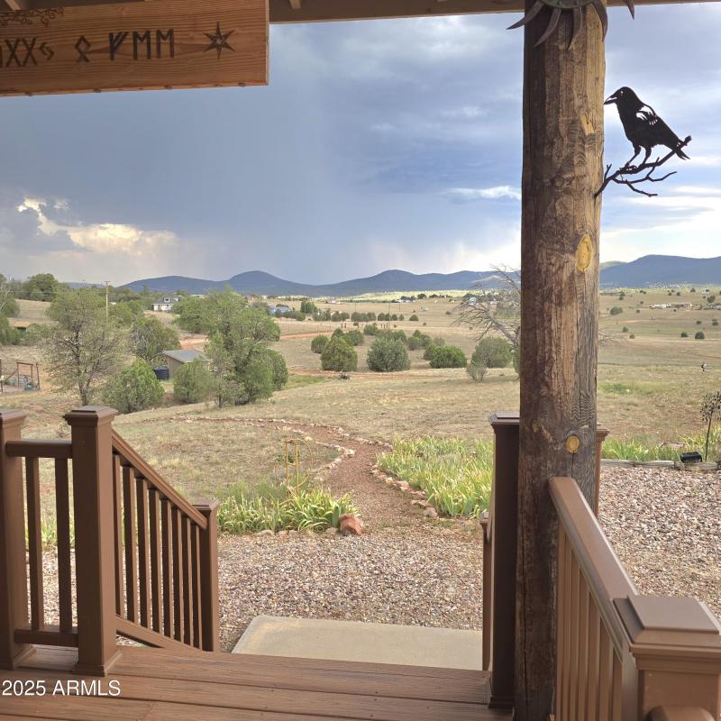 Frt Porch View over Steps