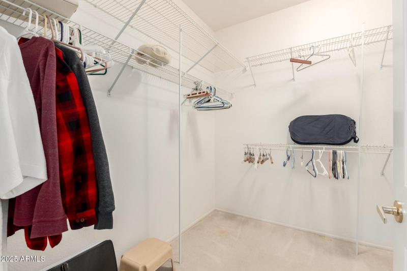 Large walk-in closet