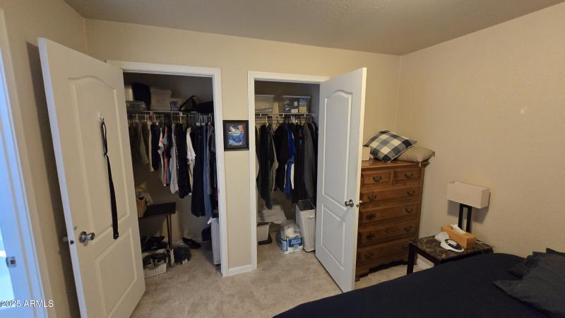 main bedroom closets