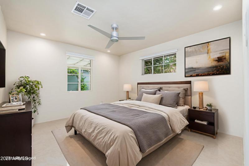 Primary Bdrm virtual staging