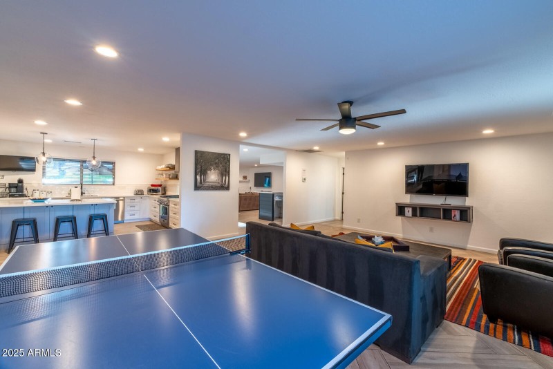 Game Room-Family Room-Kitchen