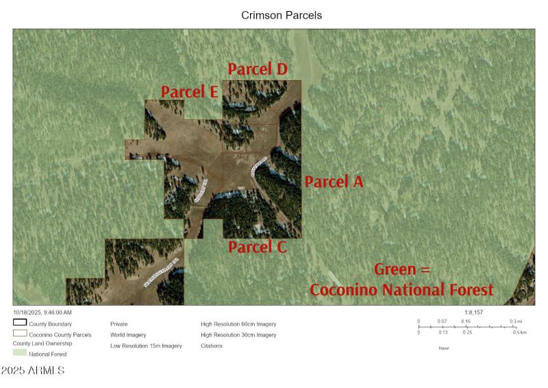 Maughan Crimson Parcel Map with numbers