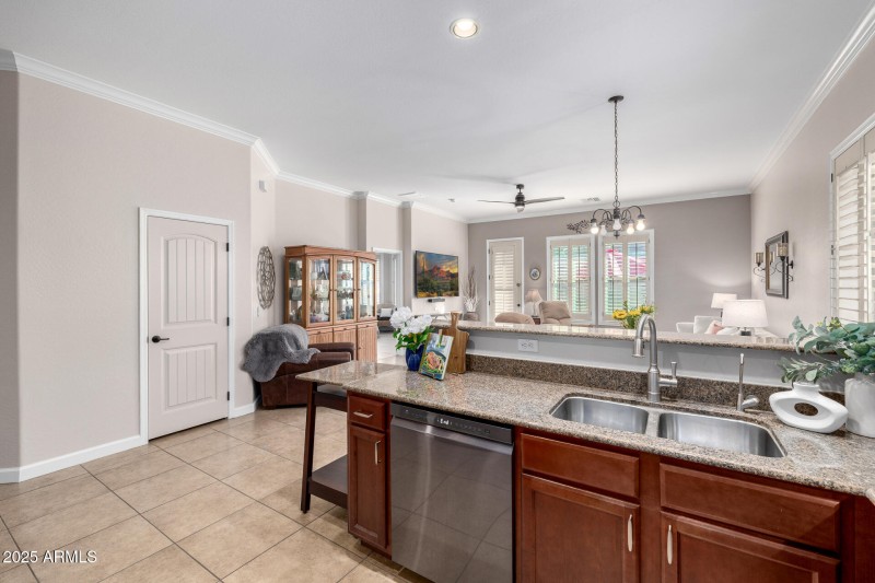 Extended counter area