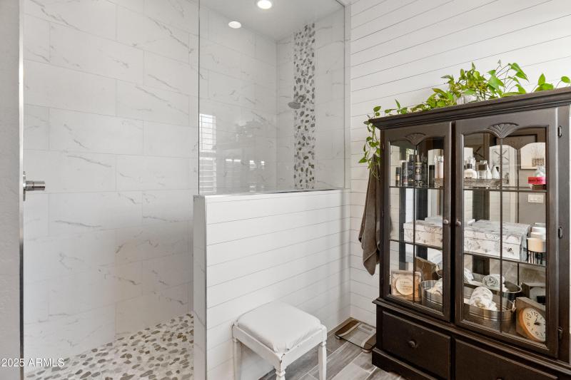 primary bathroom shower