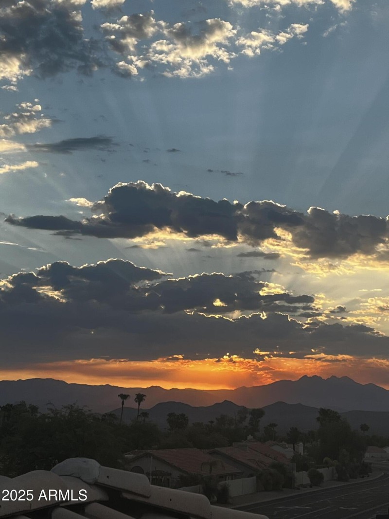 Sunset outside your window